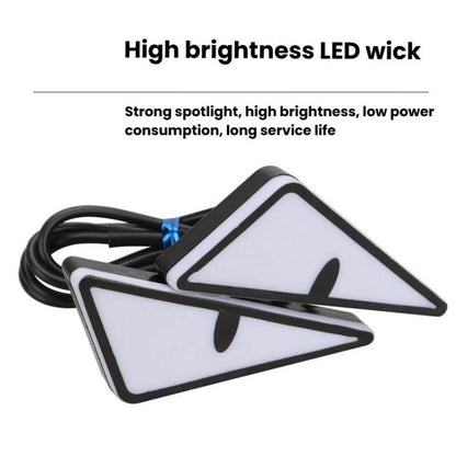2pcs Motorcycle License Plate Screw Light Modifications Universal Decorative Car Lights, Spec: Semicircular Light Green - Decorative Lights by buy2fix | Online Shopping UK | buy2fix