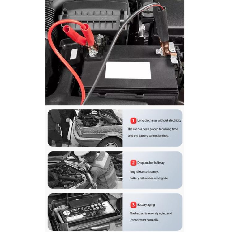 ANJING 12-24V Car Motorcycle Battery Charger Pure Copper Intelligent Pulse Repair, Specification: UK Plug - Battery Charger by buy2fix | Online Shopping UK | buy2fix