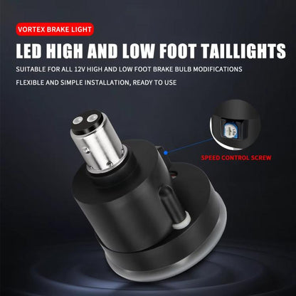 Highlight Motorcycle Rotating Brake Lights LED Tail Lights Modified Car Lights, Style: Million Flowers(Blue) - Signal Lights by buy2fix | Online Shopping UK | buy2fix