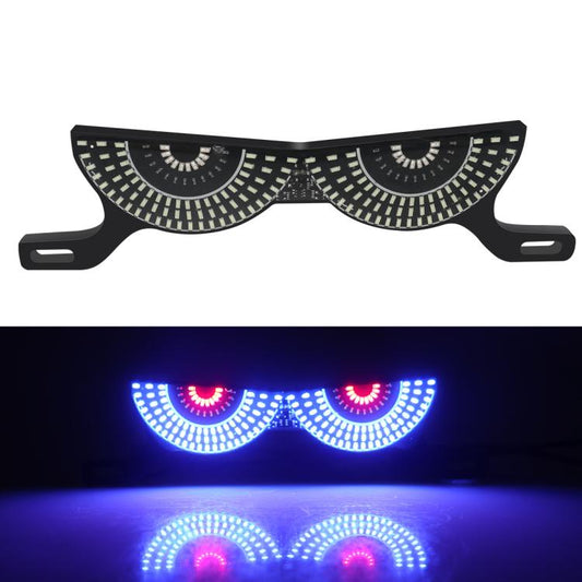 Motorcycle License Plate Screw Light Universal Decorative Accessory Headlight for Customization, Spec: Semicircular Light Red Blue Flashing - Decorative Lights by buy2fix | Online Shopping UK | buy2fix