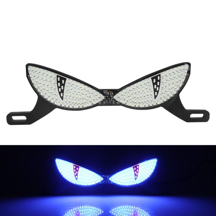 Motorcycle License Plate Screw Light Universal Decorative Accessory Headlight for Customization, Spec: Cat Eye Light Red Blue Flashing - Decorative Lights by buy2fix | Online Shopping UK | buy2fix