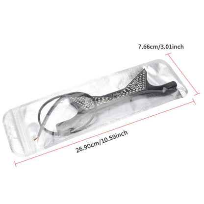 Motorcycle License Plate Screw Light Universal Decorative Accessory Headlight for Customization, Spec: Cat Eye Light White Yellow Flashing - Decorative Lights by buy2fix | Online Shopping UK | buy2fix