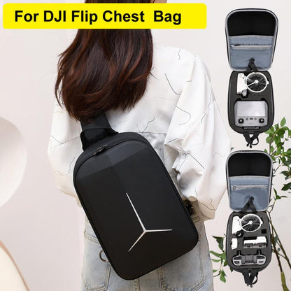 For DJI Flip RC-N3 /RC 2 Version BKANO Lightweight Shoulder Bag & Chest Pack Compact Carrying Case - Other by BKANO | Online Shopping UK | buy2fix
