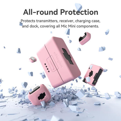For DJI Mic Mini aMagisn MP01 Silicone Protective Case, Color: 4 In 1 Gray - DJI Mic Series by aMagisn | Online Shopping UK | buy2fix