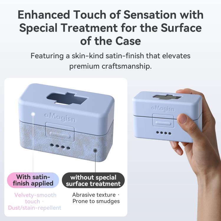 For DJI Mic Mini aMagisn MP01 Silicone Protective Case, Color: 4 In 1 Purple - DJI Mic Series by aMagisn | Online Shopping UK | buy2fix