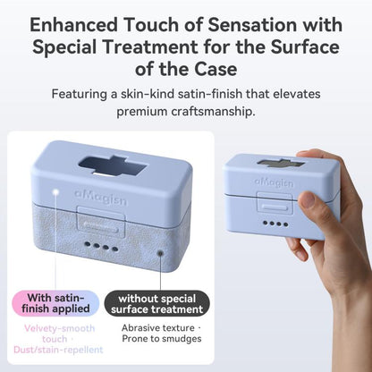 For DJI Mic Mini aMagisn MP01 Silicone Protective Case, Color: 4 In 1 Purple - DJI Mic Series by aMagisn | Online Shopping UK | buy2fix