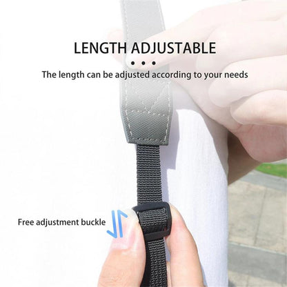 For DJI RC/RC 2/RC Pro/RC Plus Adjustable Soft Leather Neck Strap Dual-Hook Hands-Free Shoulder Belt(Black) - Other by buy2fix | Online Shopping UK | buy2fix