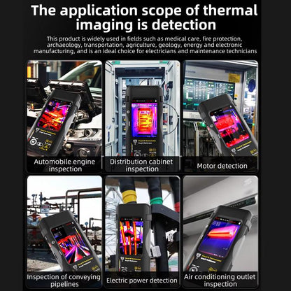 Standard BSIDE SH9 Infrared Thermal Imaging Multimeter Touchscreen High-Definition Thermal Imaging Thermometer Electrical Floor Heating Inspection - Thermostat & Thermometer by BSIDE | Online Shopping UK | buy2fix