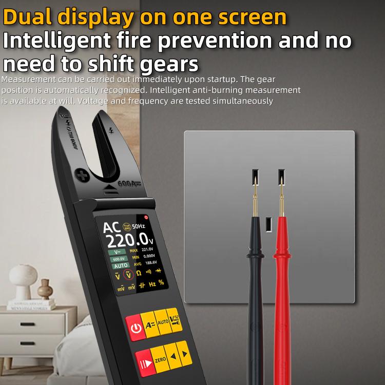 BSIDE U5 600A Intelligent High-Precision Clamp Meter U-Type Multimeter - Digital Multimeter by BSIDE | Online Shopping UK | buy2fix