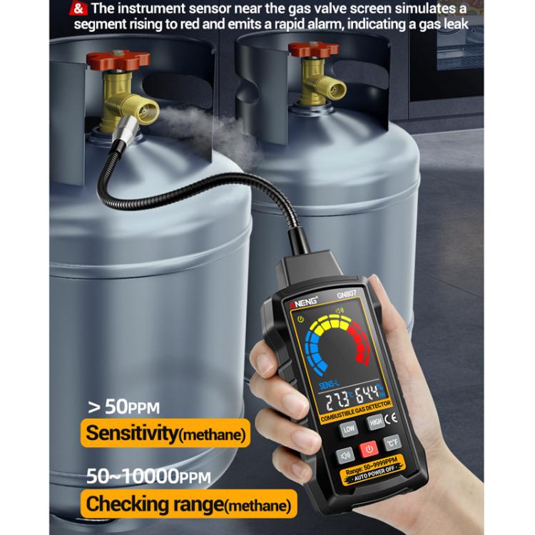 ANENG Digital Display Combustible Gas Leak Detector(GN807) - Gas Monitor by ANENG | Online Shopping UK | buy2fix