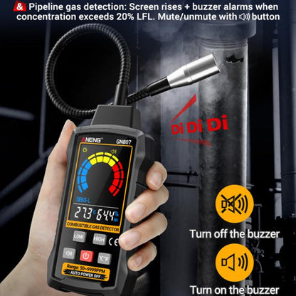 ANENG Digital Display Combustible Gas Leak Detector(GN807) - Gas Monitor by ANENG | Online Shopping UK | buy2fix
