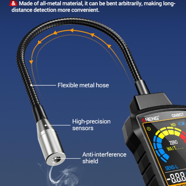 ANENG Digital Display Combustible Gas Leak Detector(GN807) - Gas Monitor by ANENG | Online Shopping UK | buy2fix