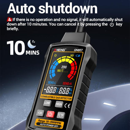 ANENG Digital Display Combustible Gas Leak Detector(GN807) - Gas Monitor by ANENG | Online Shopping UK | buy2fix