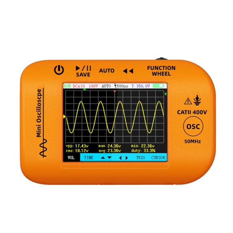 BSIDE OT4 Miniature Oscilloscope Signal Generator Rechargeable Handheld Color Screen 50MHz Oscilloscope - Other Tester Tool by BSIDE | Online Shopping UK | buy2fix