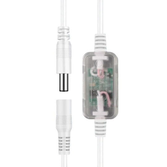 HuaGu 30cm Router Timed Restart Line Controller Power Failure Smart Reset Connection Cable WiFi Relay, Color: 24H Transparent