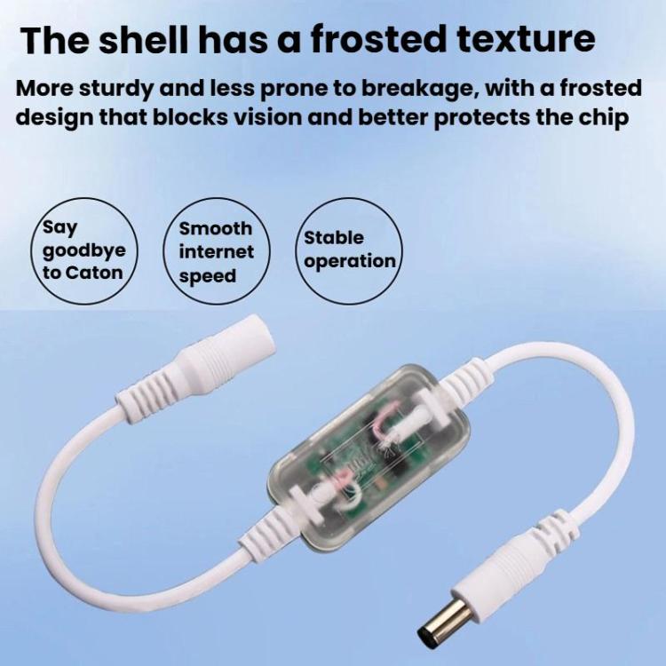 HuaGu 30cm Router Timed Restart Line Controller Power Failure Smart Reset Connection Cable WiFi Relay, Color: 24H White - Modem by HuaGu | Online Shopping UK | buy2fix