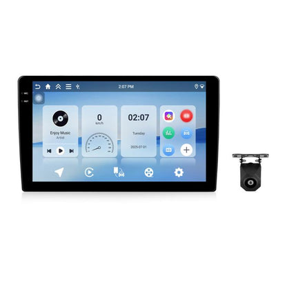 9 inch 4+128G Universal Android 15 Central Control Large Screen Car Wireless Carplay Navigation Integrated Machine(Standard+AHD Camera) - Car MP3 & MP4 & MP5 by buy2fix | Online Shopping UK | buy2fix