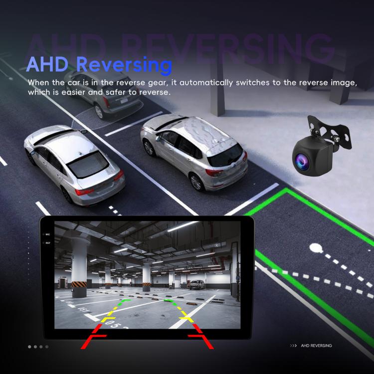 9 inch 4+128G Universal Android 15 Central Control Large Screen Car Wireless Carplay Navigation Integrated Machine(Standard+AHD Camera) - Car MP3 & MP4 & MP5 by buy2fix | Online Shopping UK | buy2fix