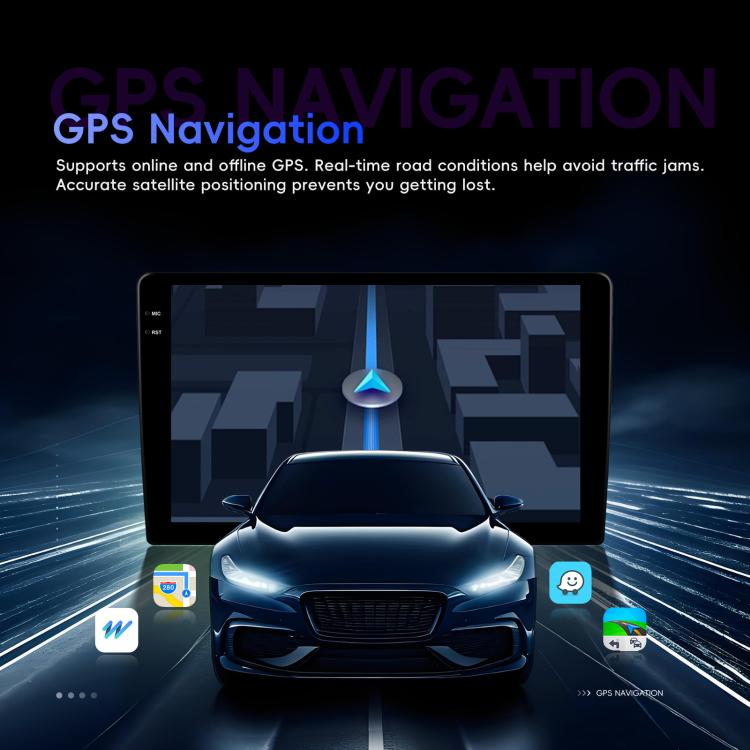 9 inch 4+128G Universal Android 15 Central Control Large Screen Car Wireless Carplay Navigation Integrated Machine(Standard) - Car MP3 & MP4 & MP5 by buy2fix | Online Shopping UK | buy2fix