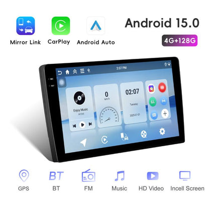 9 inch 4+128G Universal Android 15 Central Control Large Screen Car Wireless Carplay Navigation Integrated Machine(Standard) - Car MP3 & MP4 & MP5 by buy2fix | Online Shopping UK | buy2fix