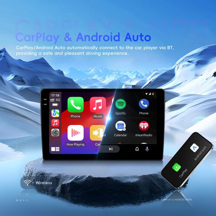 10 inch 4+64G Universal Android 15 Central Control Large Screen Car Wireless Carplay Navigation Integrated Machine(Standard) - Car MP3 & MP4 & MP5 by buy2fix | Online Shopping UK | buy2fix