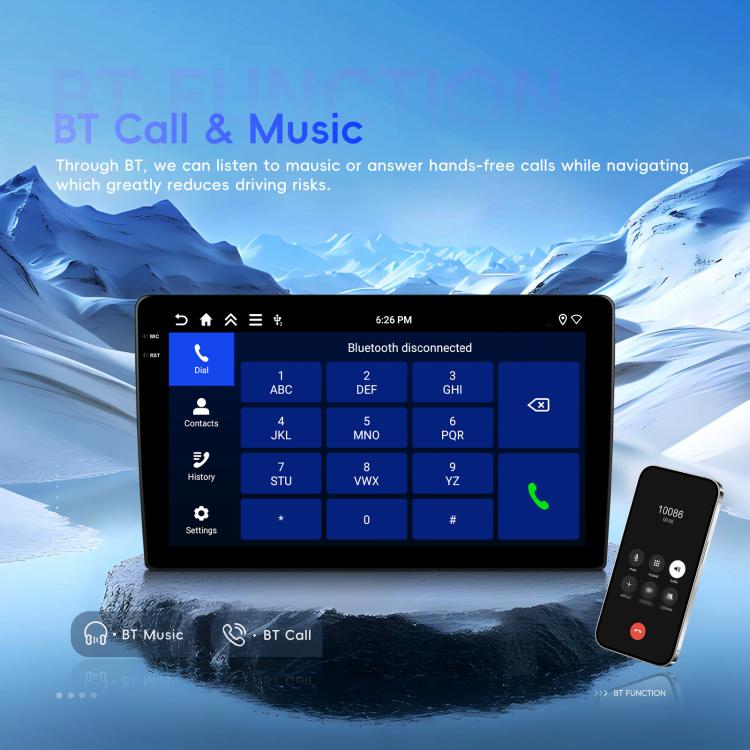 9 inch 4+128G Universal Android 15 Central Control Large Screen Car Wireless Carplay Navigation Integrated Machine(Standard) - Car MP3 & MP4 & MP5 by buy2fix | Online Shopping UK | buy2fix