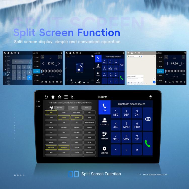 9 inch 4+64G Universal Android 15 Central Control Large Screen Car Wireless Carplay Navigation Integrated Machine(Standard+AHD Camera) - Car MP3 & MP4 & MP5 by buy2fix | Online Shopping UK | buy2fix