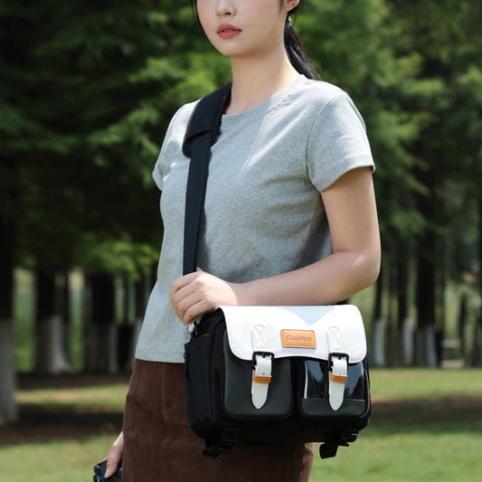 Cwatcun D219 Small Single Shoulder Camera Bag Multifunctional Photography Bag - Strap Satchel by Cwatcun | Online Shopping UK | buy2fix