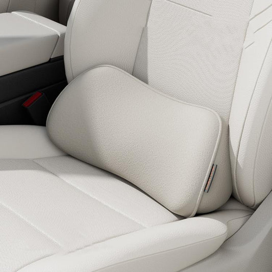 Car Driver Seat Memory Foam Support Lumbar Cushion(Four Seasons Beige) - Seat Accessories by buy2fix | Online Shopping UK | buy2fix