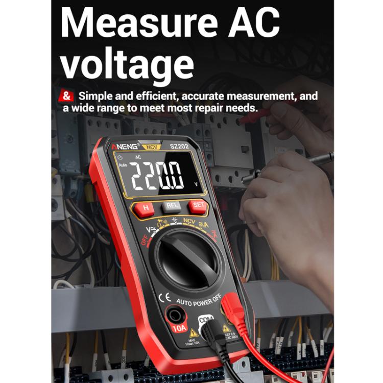 ANENG High-precision Maintenance Multi-function Digital Display Multimeter(Black) - Digital Multimeter by ANENG | Online Shopping UK | buy2fix