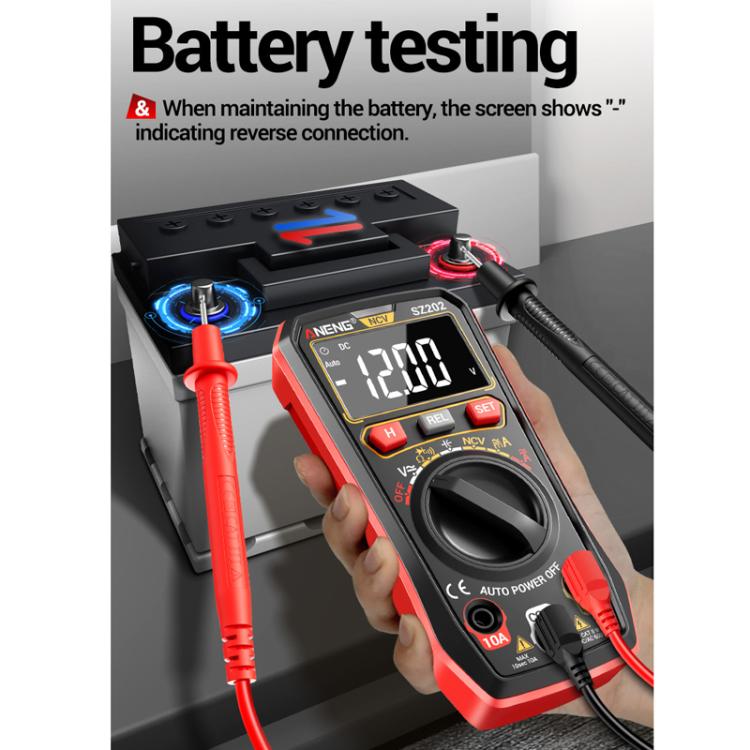 ANENG High-precision Maintenance Multi-function Digital Display Multimeter(Red) - Digital Multimeter by ANENG | Online Shopping UK | buy2fix