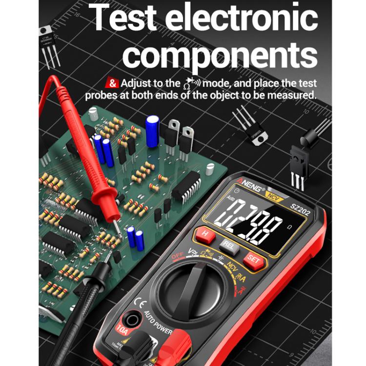ANENG High-precision Maintenance Multi-function Digital Display Multimeter(Black) - Digital Multimeter by ANENG | Online Shopping UK | buy2fix