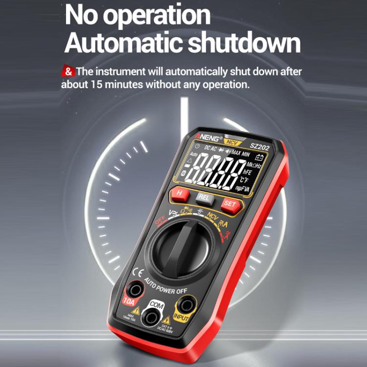ANENG High-precision Maintenance Multi-function Digital Display Multimeter(Black) - Digital Multimeter by ANENG | Online Shopping UK | buy2fix