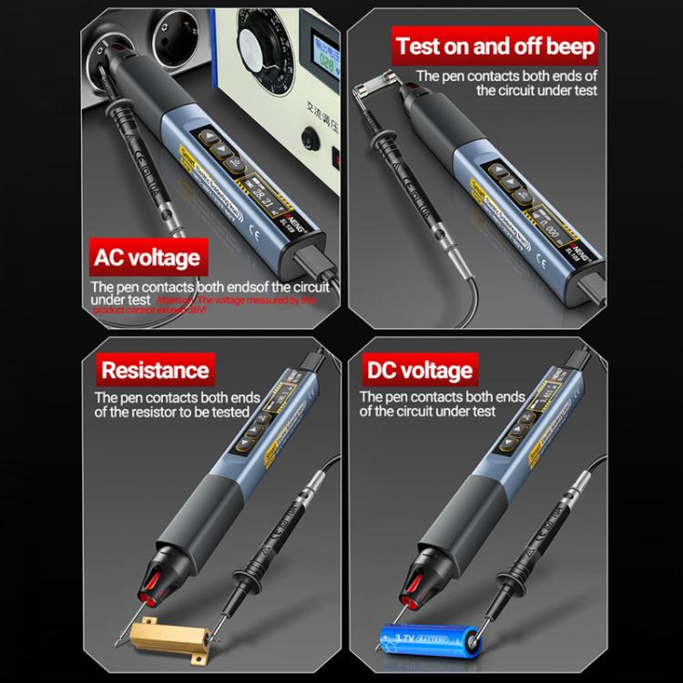 ANENG Portable Internal Heating Soldering Iron With Digital Multimeter(Black) - Electric Soldering Iron by ANENG | Online Shopping UK | buy2fix