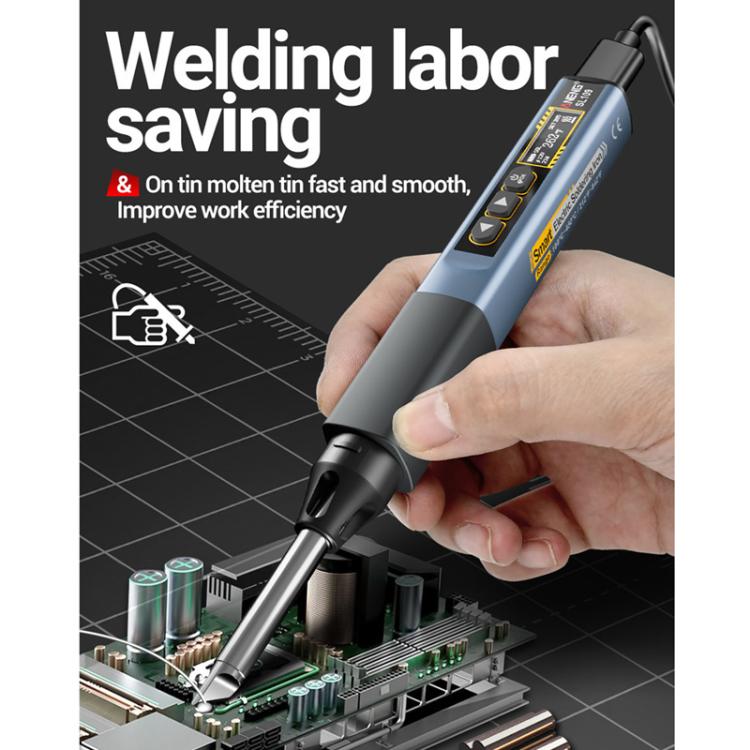 ANENG Portable Internal Heating Soldering Iron With Digital Multimeter(Black) - Electric Soldering Iron by ANENG | Online Shopping UK | buy2fix
