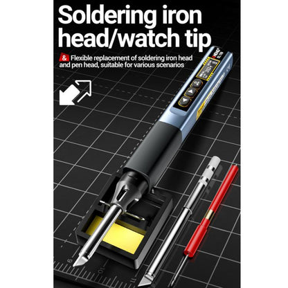 ANENG Portable Internal Heating Soldering Iron With Digital Multimeter(Black) - Electric Soldering Iron by ANENG | Online Shopping UK | buy2fix
