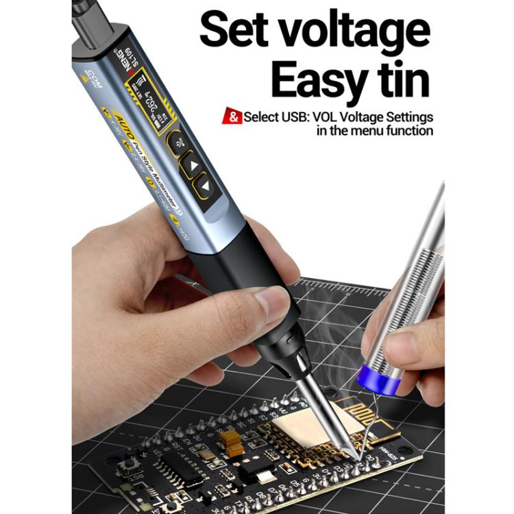 ANENG Portable Internal Heating Soldering Iron With Digital Multimeter(Black) - Electric Soldering Iron by ANENG | Online Shopping UK | buy2fix