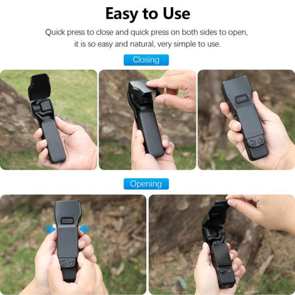 For DJI Osmo Pocket 3 Amazear Protective Case All-in-One Anti-Scratch Cover with Built-in Filter Slot(Black) - Case & Bags by Amazear | Online Shopping UK | buy2fix