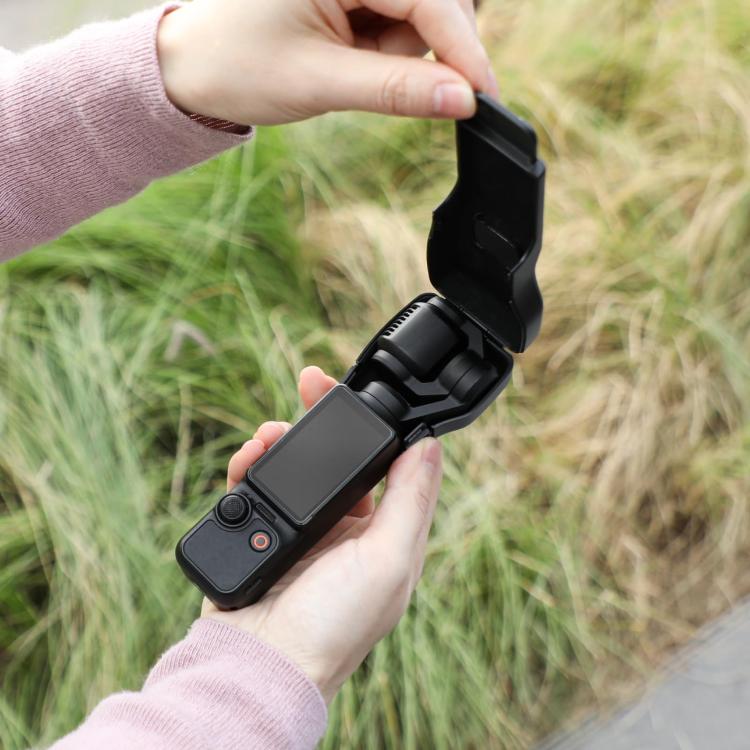 For DJI Osmo Pocket 3 Amazear Protective Case All-in-One Anti-Scratch Cover with Built-in Filter Slot(Black) - Case & Bags by Amazear | Online Shopping UK | buy2fix