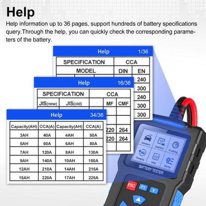 12/24V Multi-Function Car Battery Fault Diagnosis Tester(BT300) - Electronic Test by buy2fix | Online Shopping UK | buy2fix