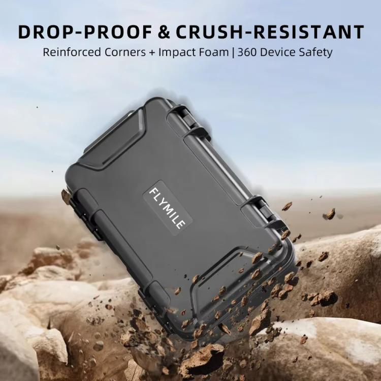 For Insta360 X5 Camera Flymile Portable Protective Hard Case Waterproof Shockproof Travel Carrying Storage Box(Black) - Case & Bags by Flymile | Online Shopping UK | buy2fix