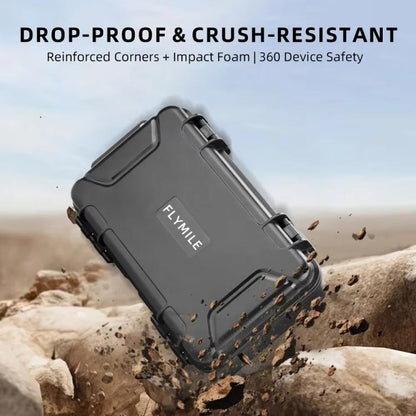 For Insta360 X5 Camera Flymile Portable Protective Hard Case Waterproof Shockproof Travel Carrying Storage Box(Black) - Case & Bags by Flymile | Online Shopping UK | buy2fix