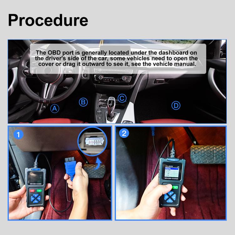 Car Fault Diagnostic Instrument OBD2 Car Engine Tester(T100) - Electronic Test by buy2fix | Online Shopping UK | buy2fix