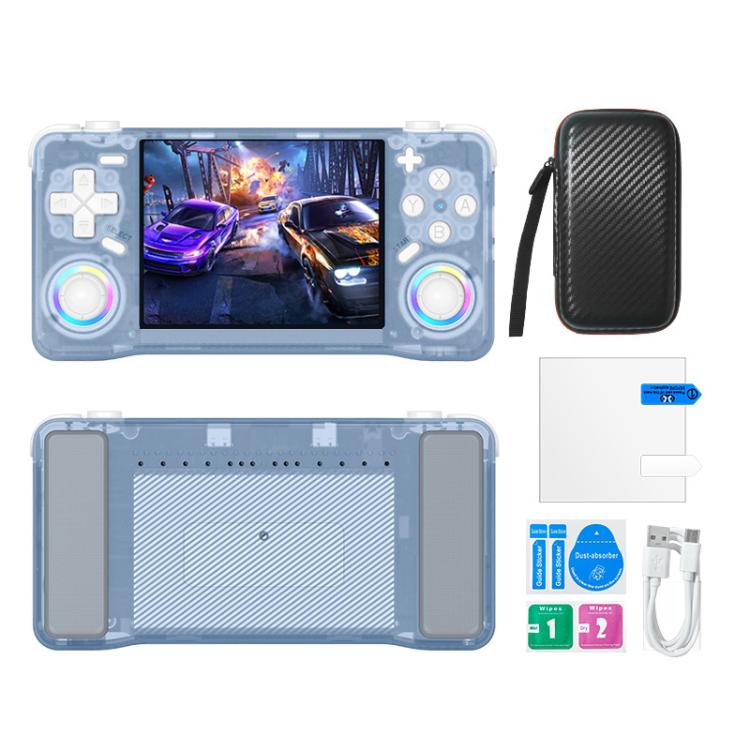 XF35H 3.5-Inch Retro Handheld Game Console With Linux System And RGB Light Pocket Video Game Player 64G(Blue) - Pocket Console by buy2fix | Online Shopping UK | buy2fix