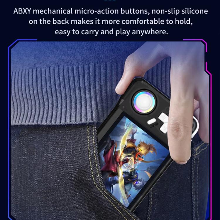 XF35H 3.5-Inch Retro Handheld Game Console With Linux System And RGB Light Pocket Video Game Player 64G(Blue) - Pocket Console by buy2fix | Online Shopping UK | buy2fix