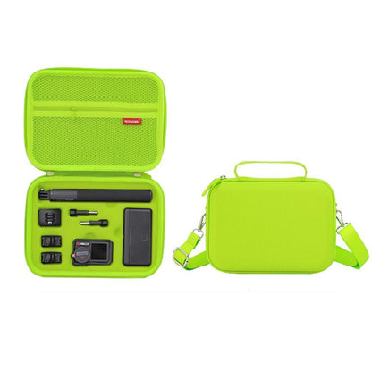 Carrying Case For DJI Action 5 Pro /Action 4 / Action 3 All-in-One Kit Durable Shoulder & Hand Carry Bag(Fluorescent Green) - Case & Bags by buy2fix | Online Shopping UK | buy2fix
