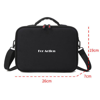 Carrying Case For DJI Action 5 Pro /Action 4 / Action 3 All-in-One Kit Durable Shoulder & Hand Carry Bag(Black) - Case & Bags by buy2fix | Online Shopping UK | buy2fix