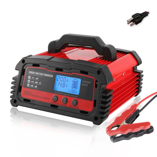 DMD 12V/24V Universal Intelligent Pulse Repair Battery Charger(US Plug) - Battery Charger by buy2fix | Online Shopping UK | buy2fix
