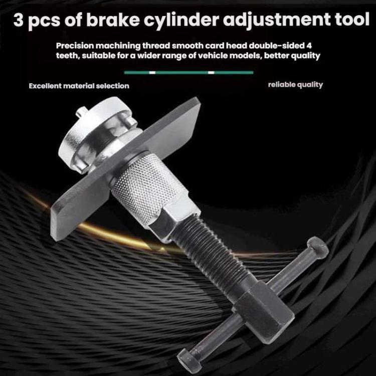 RUICHI 3 In 1 Brake Pump Adjustment Tool Disc Brake Adjustment Tool(Black) - Hand Tool Sets by RUICHI | Online Shopping UK | buy2fix