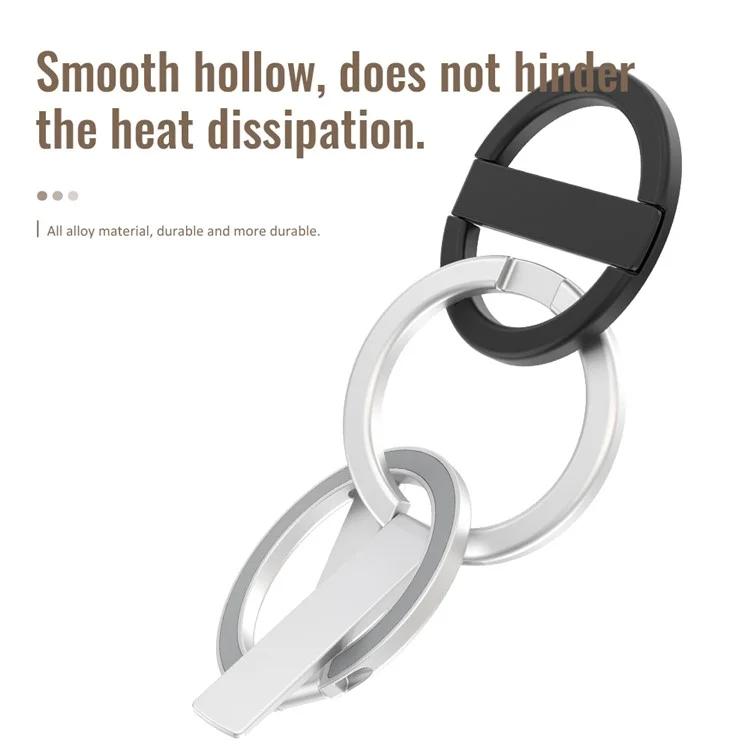 AhaStyle WG74 MagSafe Magnetic Suction Mount Portable Foldable Phone Stand(Silver) - Ring Holder by AhaStyle | Online Shopping UK | buy2fix